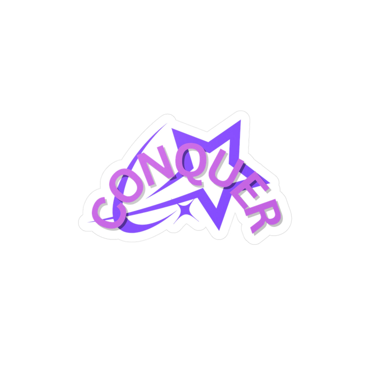 CONQUER sticker