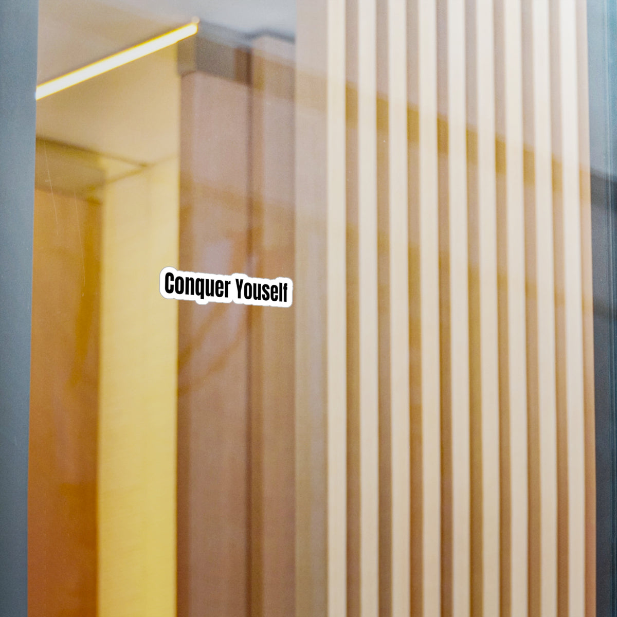 Conquer Yourself Sticker