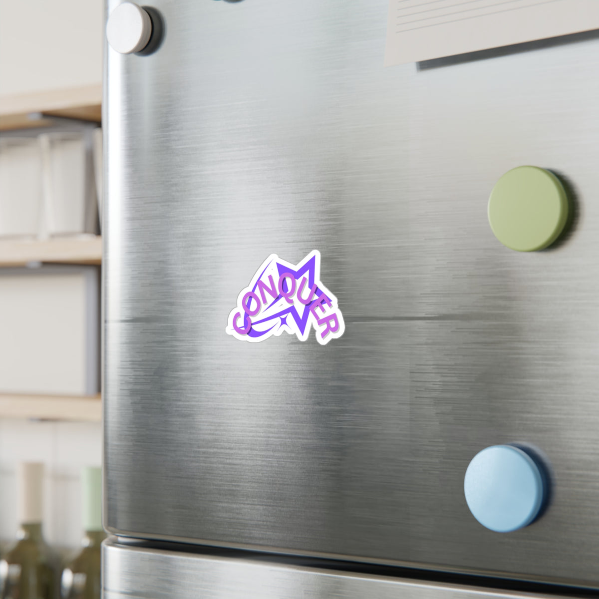 CONQUER sticker