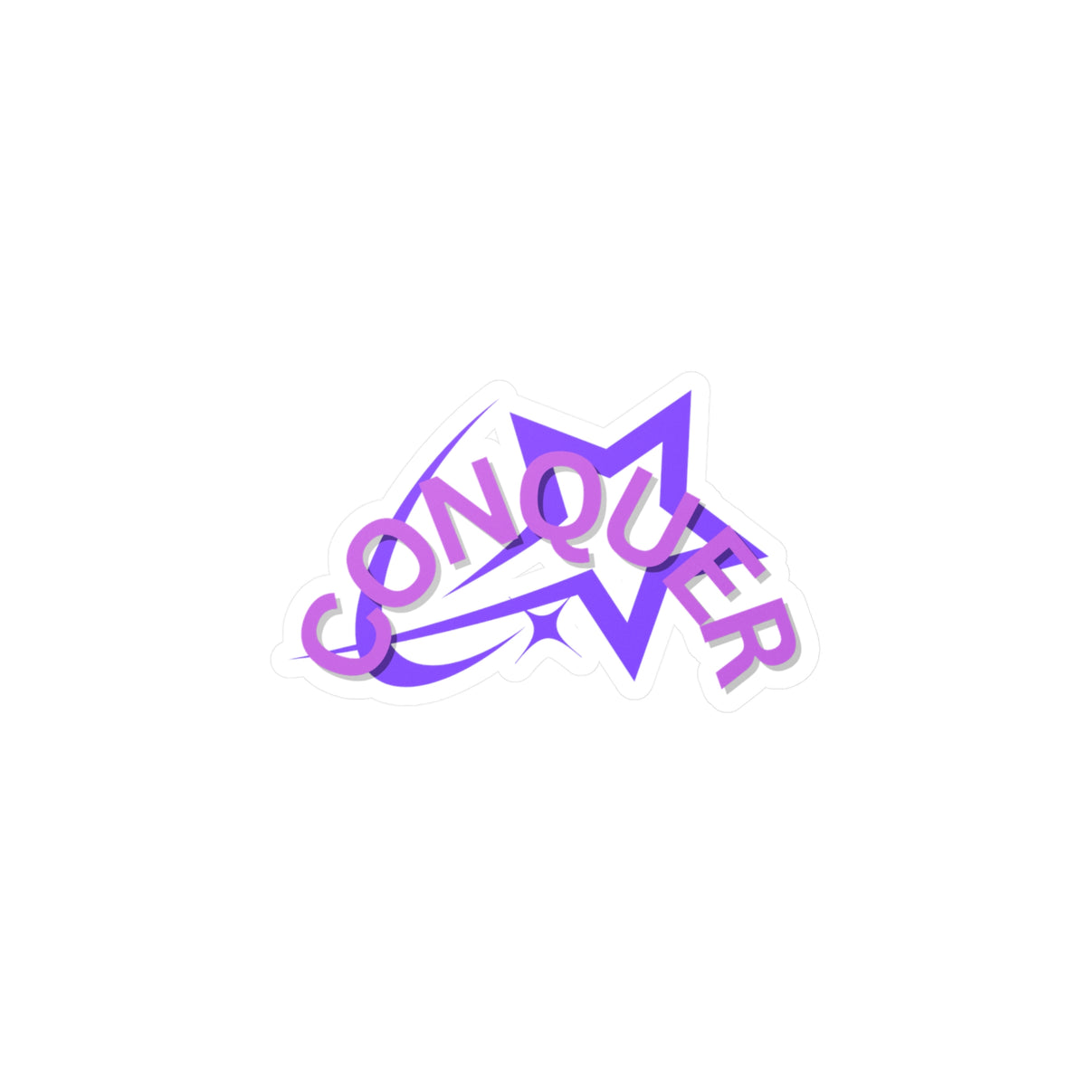 CONQUER sticker