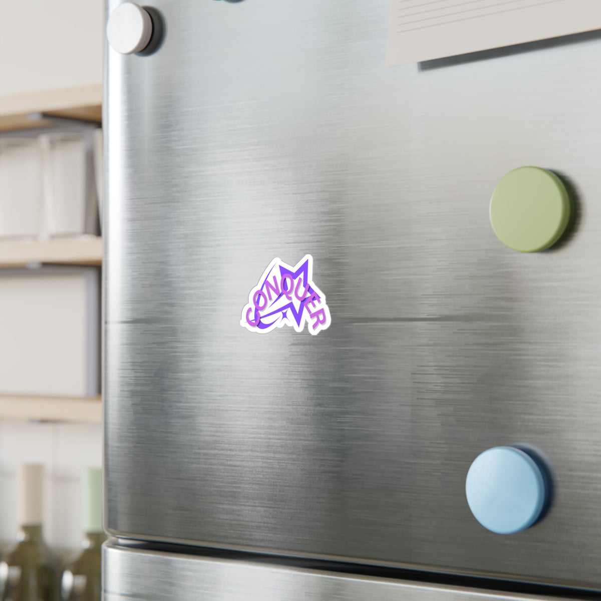 CONQUER sticker